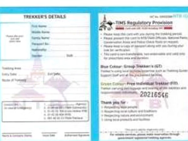 Manaslu Circuit Trek Permit