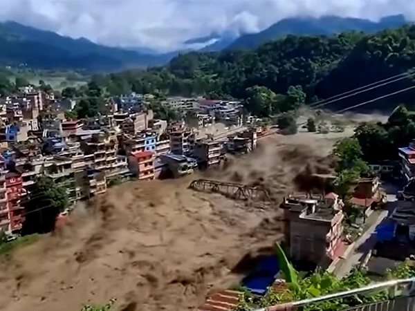 Trishuli Village During Flood