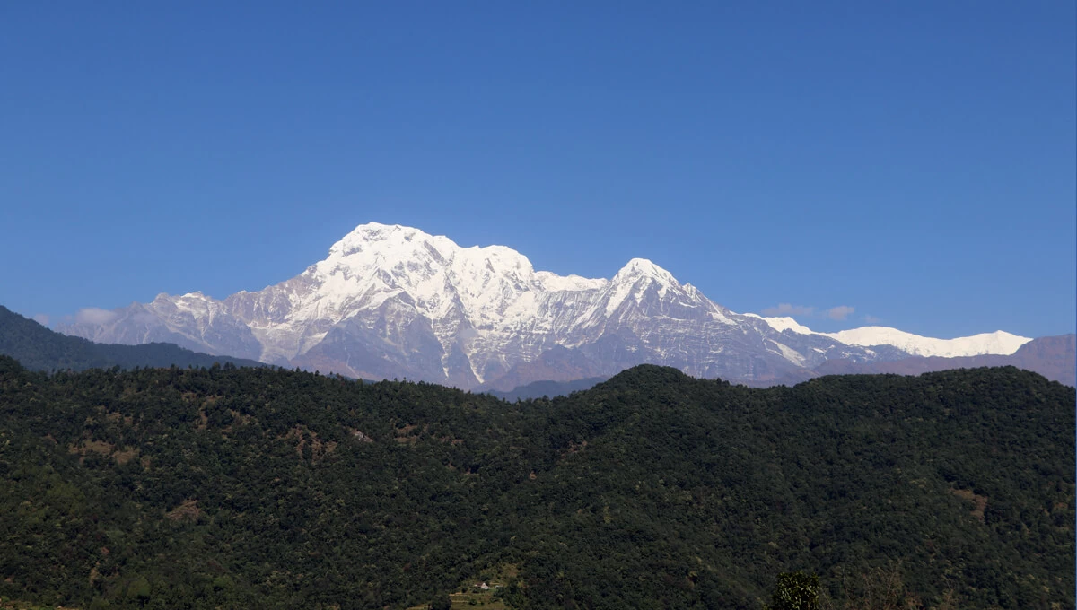 Annapurna South and Hiunchuli Peak