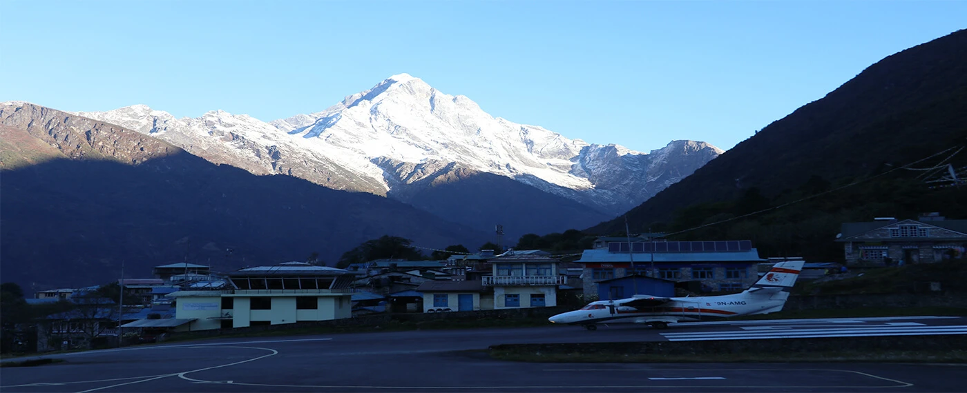Lukla Airport at 2,860 meters
