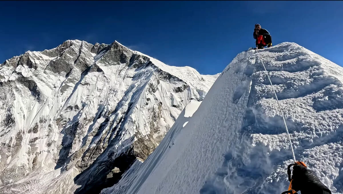 Final Ridge to Island Peak Summit