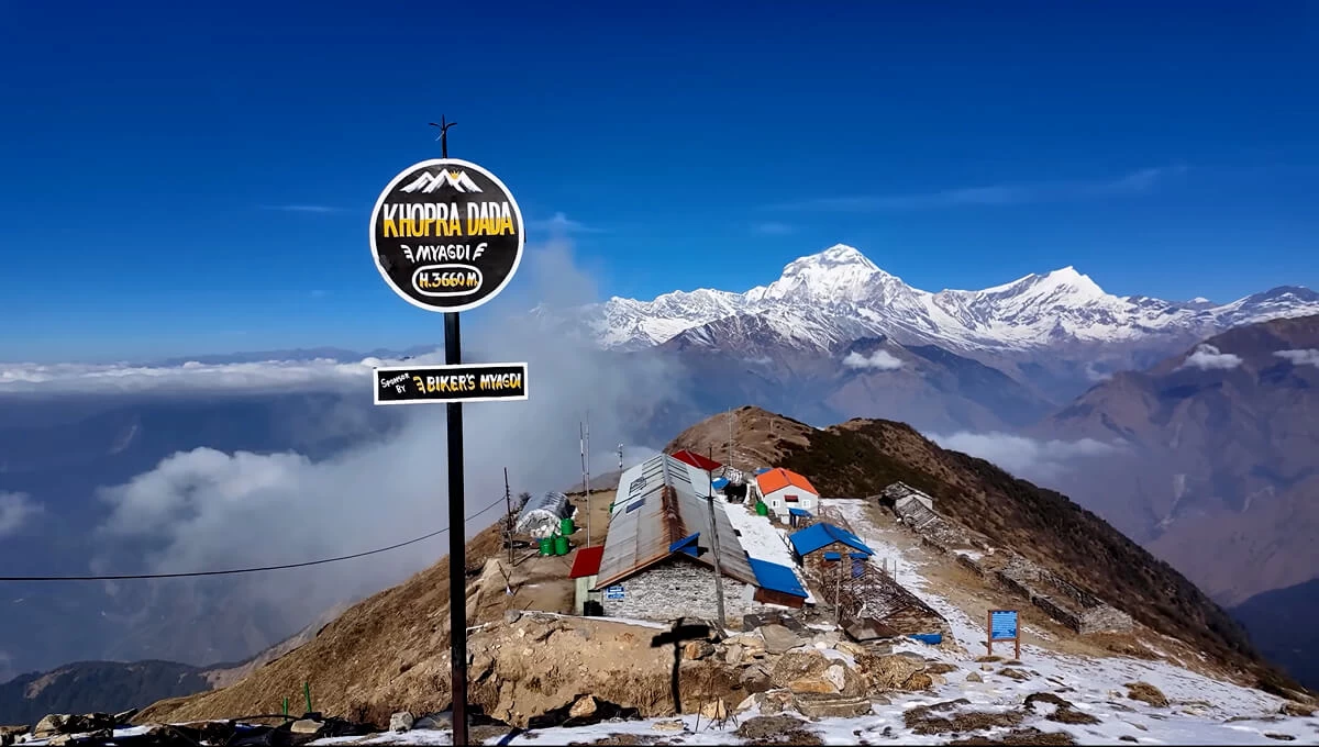 Khopra Danda and Mount Dhaulagiri