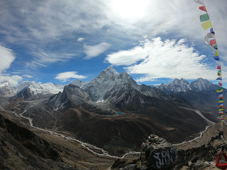 View Of Everest From Base Camp Trek