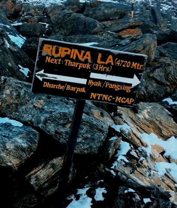 Rupina La Pass Trek Route